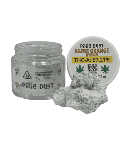 Pixie Dust - Diamond Infused Premium Flower (THCA) - Hemp Flower (3.5g) - MK Distro