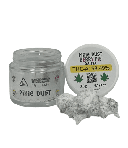 Pixie Dust - Diamond Infused Premium Flower (THCA) - Hemp Flower (3.5g) - MK Distro