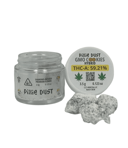 Pixie Dust - Diamond Infused Premium Flower (THCA) - Hemp Flower (3.5g) - MK Distro