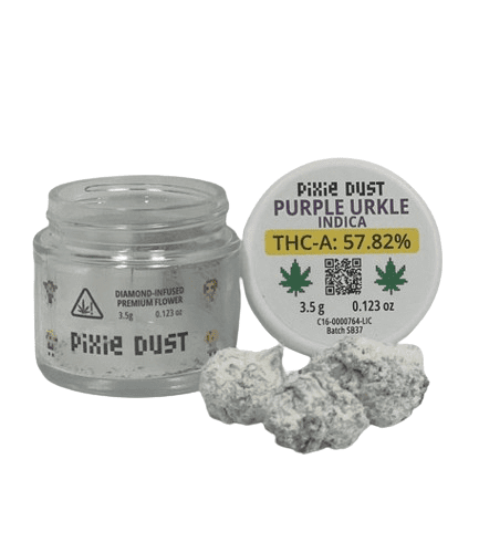 Pixie Dust - Diamond Infused Premium Flower (THCA) - Hemp Flower (3.5g) - MK Distro