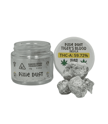 Pixie Dust - Diamond Infused Premium Flower (THCA) - Hemp Flower (3.5g) - MK Distro