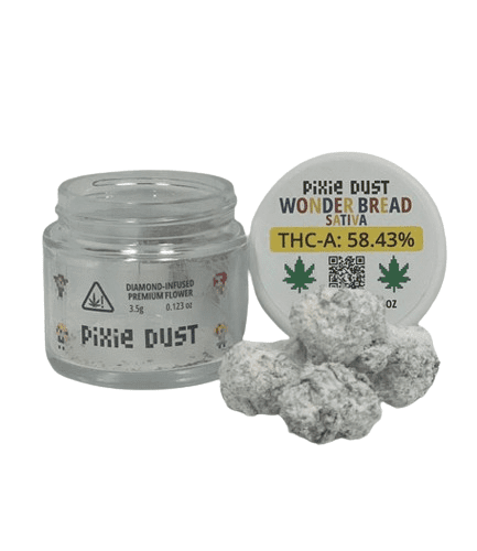 Pixie Dust - Diamond Infused Premium Flower (THCA) - Hemp Flower (3.5g) - MK Distro