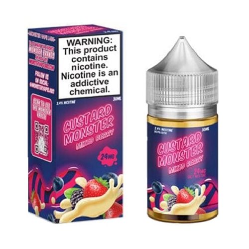 Custard Monster - Salt Nic E-Liquid (30mL) - MK Distro