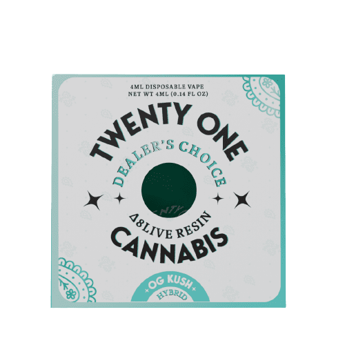 Twenty One Cannabis - Hemp Disposables (4mL x 6) - MK Distro