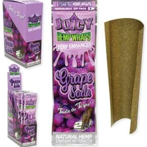 Juicy Hemp Wraps - Terp Enhanced - Wraps (25 x 2 Wraps) - MK Distro