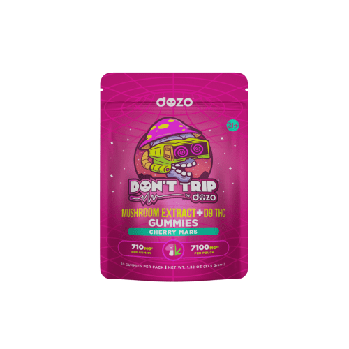 Dozo - Don't Trip Dozo (Mushroom Extract + D9 THC) - Gummies & Edibles (7100mg x 10) - MK Distro