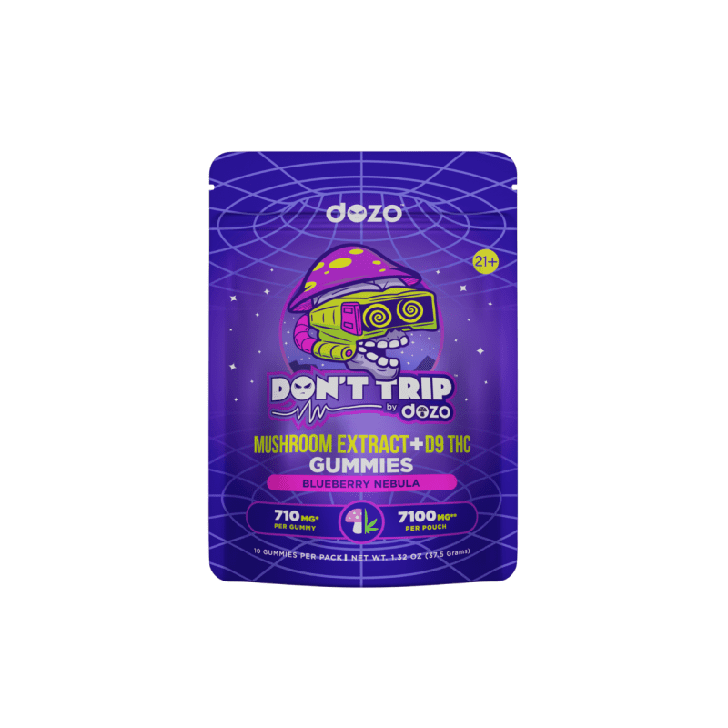 Dozo - Don't Trip Dozo (Mushroom Extract + D9 THC) - Gummies & Edibles (7100mg x 10) - MK Distro