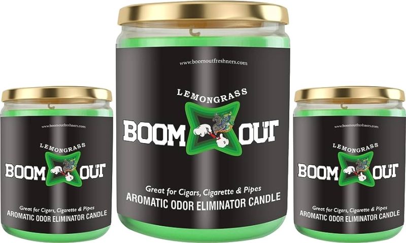 Boom Out - Odor Eliminator Candles - MK Distro