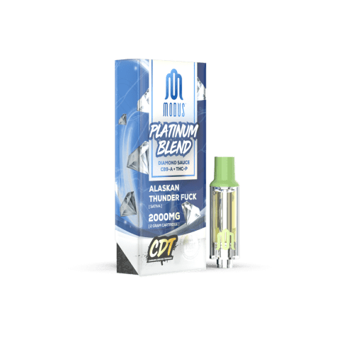 MODUS - Platinum Blend CDT Diamond Sauce (CB9-A+THC-P) - Hemp Cartridges (2g x 5) - MK Distro