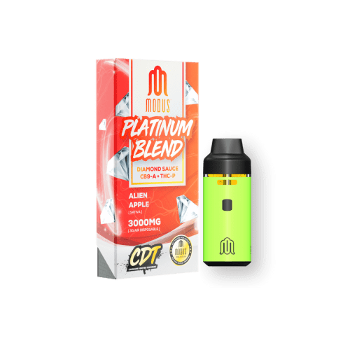 MODUS - Platinum Blend CDT Diamond Sauce (CB9-A + THC -P) - Hemp Disposable (3g x 5) - MK Distro