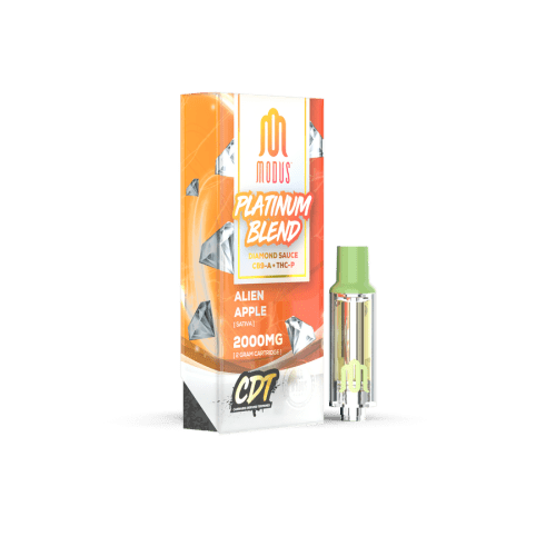 MODUS - Platinum Blend CDT Diamond Sauce (CB9-A+THC-P) - Hemp Cartridges (2g x 5) - MK Distro