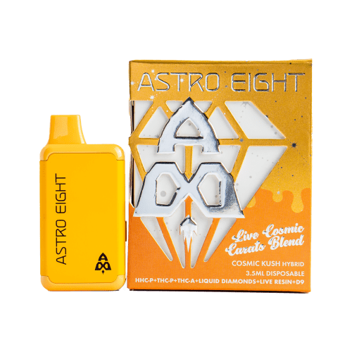 Astro Eight - Carats Blend Diamonds Live Resin (THC-A) - Hemp Disposables (3.5g x 5) - MK Distro