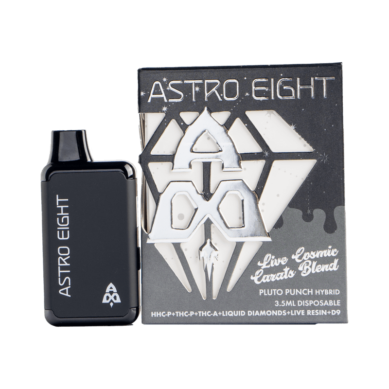 Astro Eight - Carats Blend Diamonds Live Resin (THC-A) - Hemp Disposables (3.5g x 5) - MK Distro