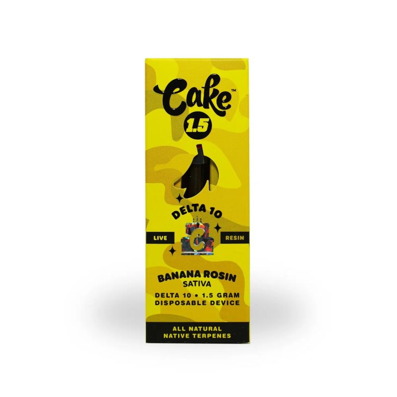 Cake Delta 10 Live Resin - Hemp Disposable (1.5g x 5) - MK Distro