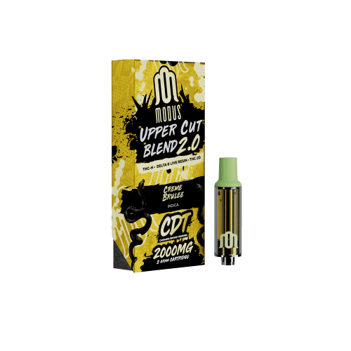 MODUS - Uppercut Blend 2.0 (THC-H + D8 Live Resin + THC-JD) - Hemp Cartridges (2g x 5) - MK Distro