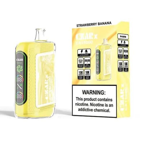 CZAR CX15000 Disposable Vape strawberry banana