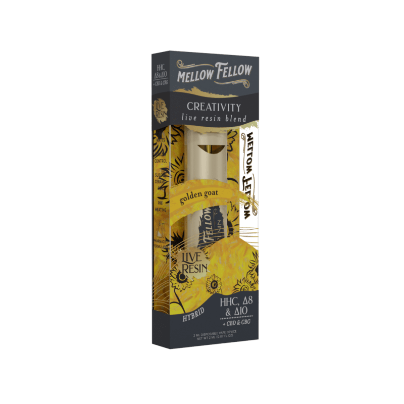 Mellow Fellow Live Resin - Hemp Disposables (2mL x 6) - MK Distro