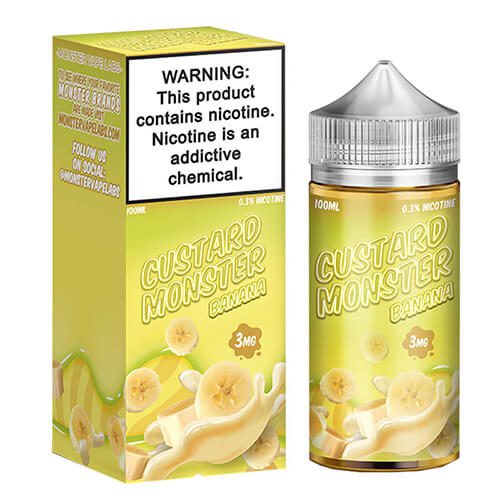 Custard Monster - Premium E-Liquid (100mL) - MK Distro