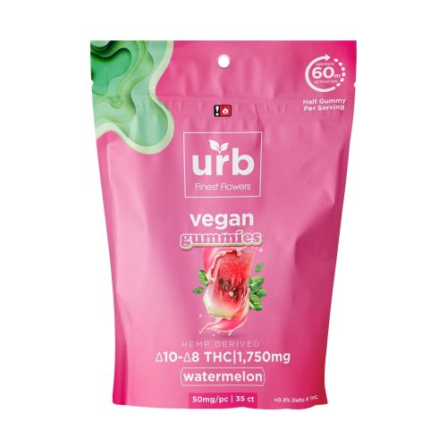 urb - Vegan Gummies (D10 + D8 + THC) - Gummies & Edibles (1750mg) - MK Distro