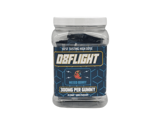 D8Flight - Heavy Hitter Dose (Delta8) - Gummies & Edibles (300mg x 25) - MK Distro