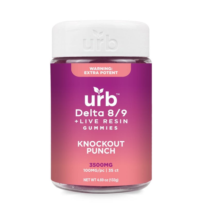 urb - Extra Potent (Delta 8/9 + Live Resin) - Gummies & Edibles (3500mg) - MK Distro