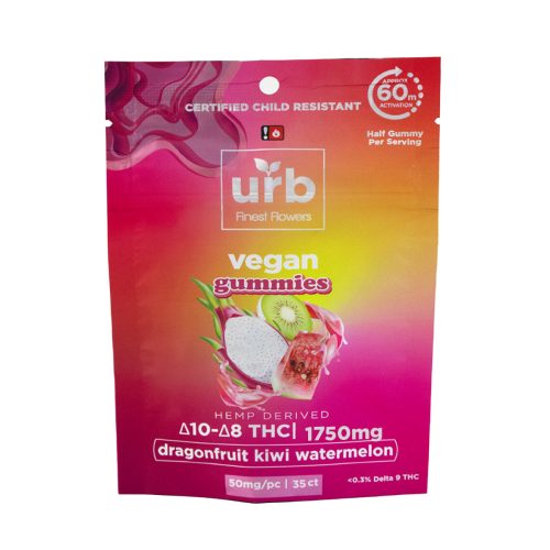 urb - Vegan Gummies (D10 + D8 + THC) - Gummies & Edibles (1750mg) - MK Distro