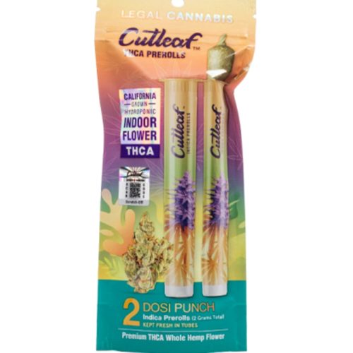 Cutleaf - Legal Cannaboids (THCA Hemp) - Hemp Pre-Rolls (2g) - MK Distro