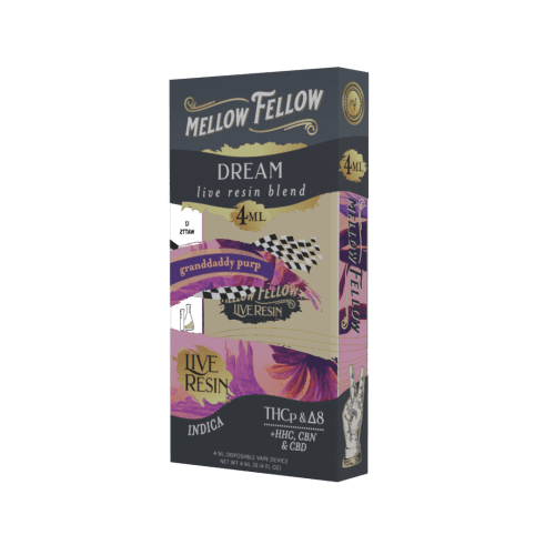 Mellow Fellow Live Resin - Hemp Disposables (4mL x 6) - MK Distro