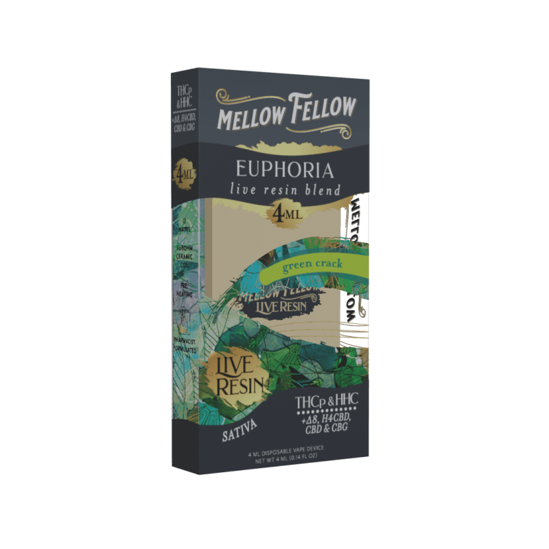 Mellow Fellow Live Resin - Hemp Disposables (4mL x 6) - MK Distro