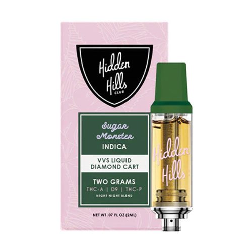 Hidden Hills - VVS Liquid Diamond Cart (THC-A + D9 + THC-P) - Hemp Cartridges (2g x 5) - MK Distro