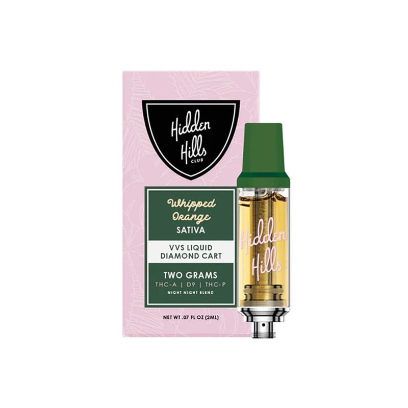 Hidden Hills - VVS Liquid Diamond Cart (THC-A + D9 + THC-P) - Hemp Cartridges (2g x 5) - MK Distro