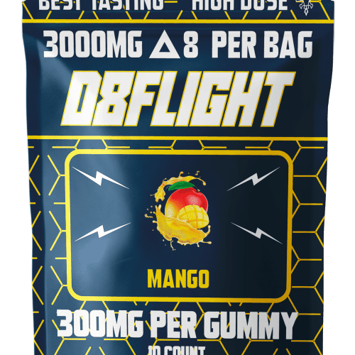 D8Flight - Heavy Hitter Dose (Delta8) - Gummies & Edibles (300mg x 25) - MK Distro