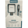 WegaCell - 2USB Fast Charger Kit (2USB Home Charger + 6ft Lightning Cable) - Electronics (2.4A Output) - MK Distro