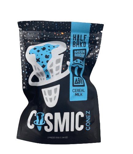 Half Bak'd - D9 Cosmic Conez 55mg - Cones (Box of 5) - MK Distro