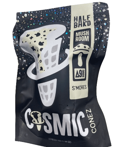 Half Bak'd - D9 Cosmic Conez 55mg - Cones (Box of 5) - MK Distro