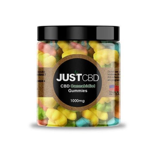 Just CBD Sour Gummy Bears 1000mg