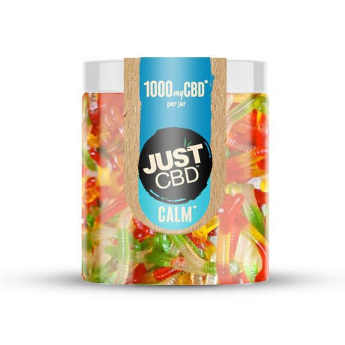 JustCBD Gummies Worms SugarFree Calm 1000mg