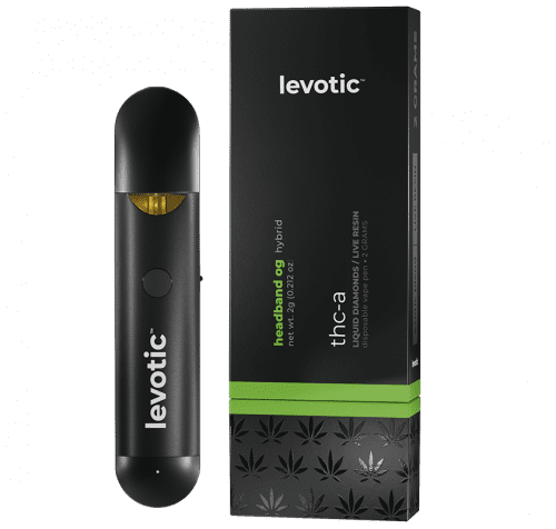 Levotic - THC A + Liquid Diamonds + Live Resin Hemp Disposables - (2g x 5) - MK Distro