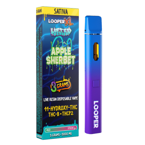 Looper XL Live Resin - Hemp Disposables (3g x 5) - MK Distro