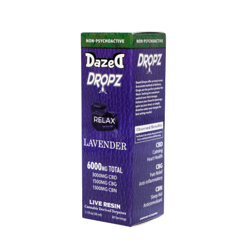 Dazed - Dropz (CBN+CBD+CBD) Tincture 30ml - Tinctures (6000mgx5) - MK Distro