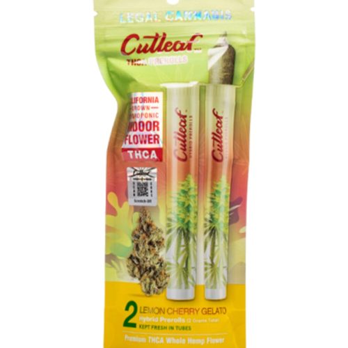 Cutleaf - Legal Cannaboids (THCA Hemp) - Hemp Pre-Rolls (2g) - MK Distro