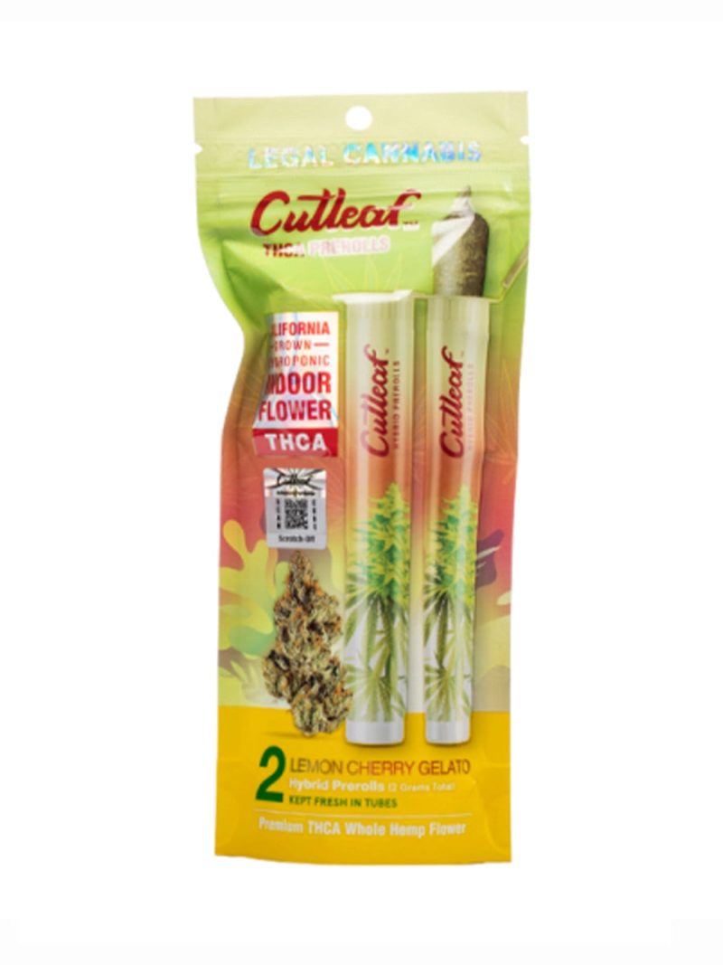 Cutleaf - Legal Cannaboids (THCA Hemp) - Hemp Pre-Rolls (2g) - MK Distro