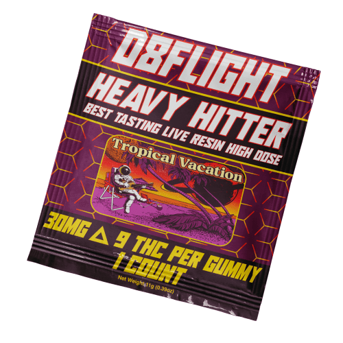 D8Flight - Heavy Hitter Dose (Delta9) - Gummies & Edibles (30mg x 25) - MK Distro