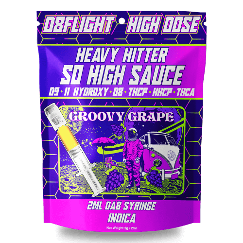 D8Flight - Heavy Hitter So High Sauce (D8 + THCP + HHCP + 11HYDROXY + THCA) - Dab Syringe (2mL) - MK Distro