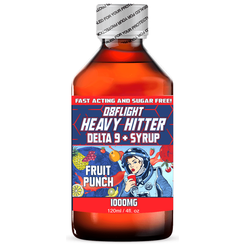 D8Flight - Heavy Hitter (Delta9 + Syrup) - Hemp Syrup (1000mg) - MK Distro