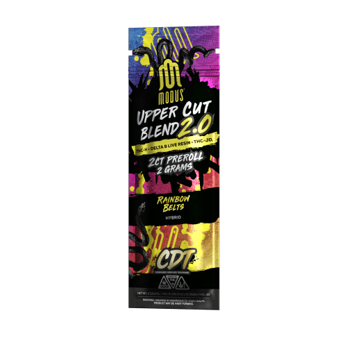 MODUS - Uppercut Blend 2.0 (THC-H + D8 Live Resin + THC-JD) - Hemp Pre-Rolls (2g x 10) - MK Distro