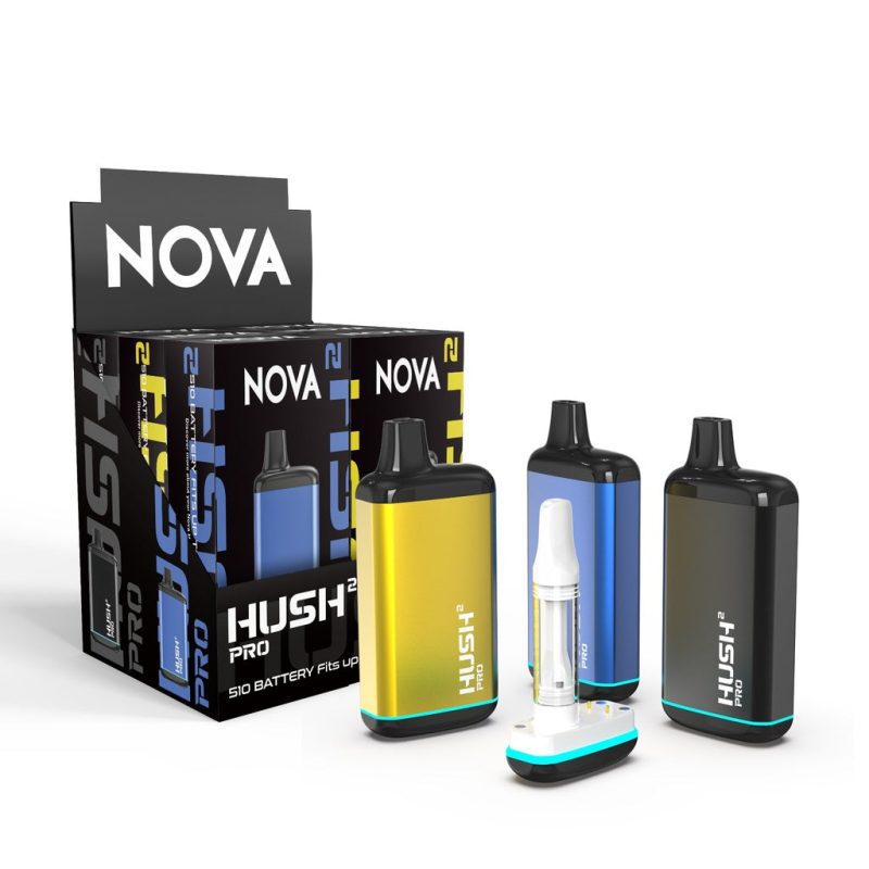 NovaHush2Pro510ThreadBatteryVape MetallicEdition 6ct