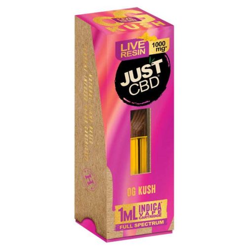 Just CBD - Live Resin Full Spectrum (1mL) - CBD Cartridges (1000mg x 12) - MK Distro