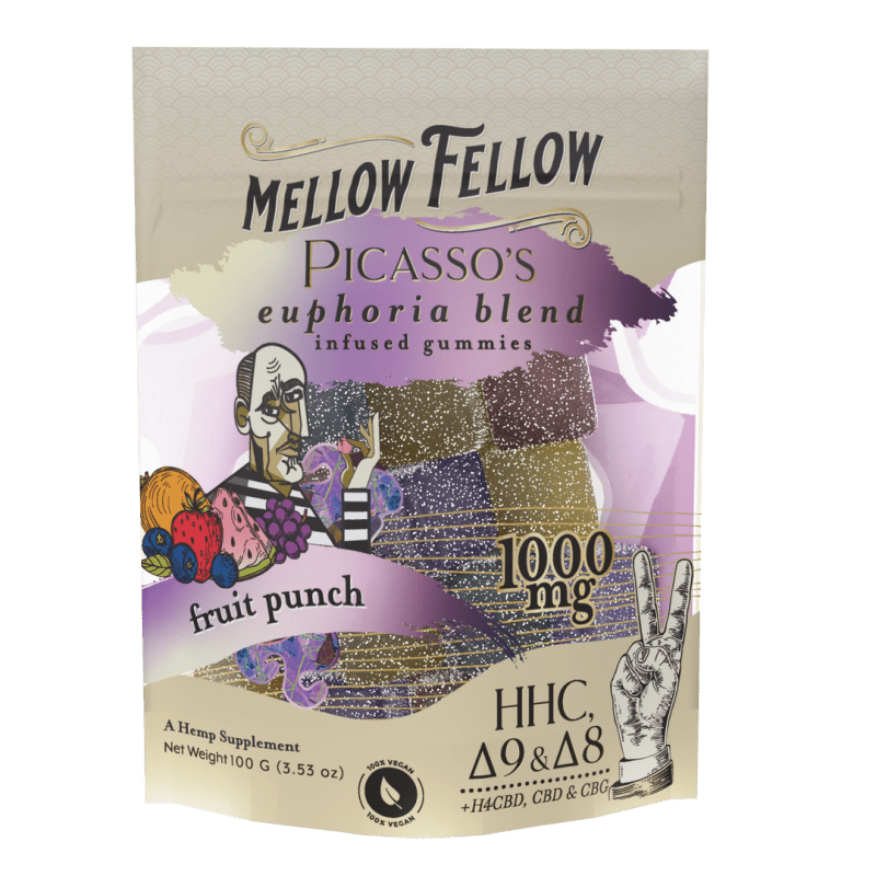 Mellow Fellow - Gummies & Edibles (1000mg) - MK Distro