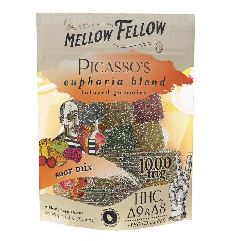 Mellow Fellow - Gummies & Edibles (1000mg) - MK Distro